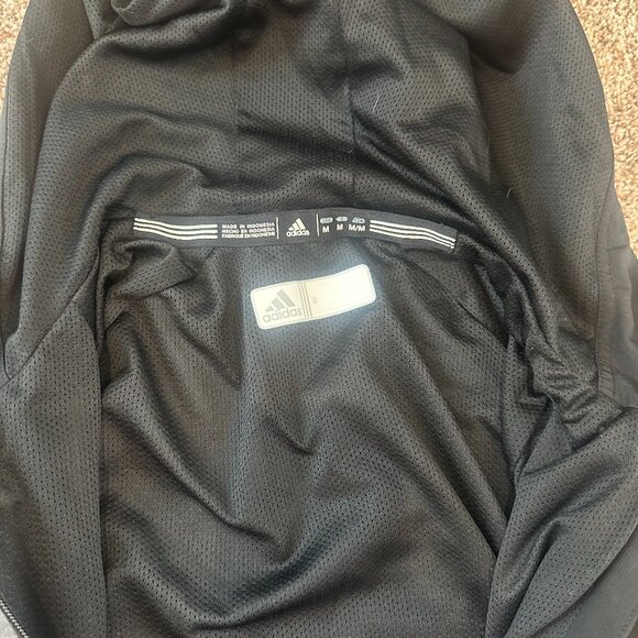 Adidas Women’s Polyester Hood Water Resistant Jacket - Picture 3 of 4